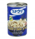 פטריות שמפניון חתוכות